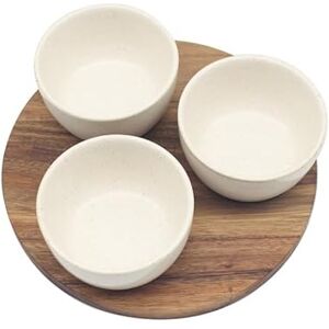 L & P Home & Gifts Lesser & Pavey Snack Dishes & Wood Serving Tray Set of 3 Dinner Tray for Multiple Uses Around The Home Designed by Elements Trays for Snacks & Food Serving L & P Home & Gifts Lesser & Pavey Snack Dishes & Wood Serving Tray Set of 3 Dinner Tray for Multiple Uses Around The Home Designed by Elements Trays for Snacks & Food Serving