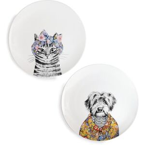 MIKASA x Tipperleyhill Side Plates, Set of 2 Cake Plates for Afternoon Tea, 21cm, Fine China, Alice in Wonderland Teaware, Dishwasher Safe & Gift Boxed MIKASA x Tipperleyhill Side Plates, Set of 2 Cake Plates for Afternoon Tea, 21cm, Fine China, Alice in Wonderland Teaware, Dishwasher Safe & Gift Boxed