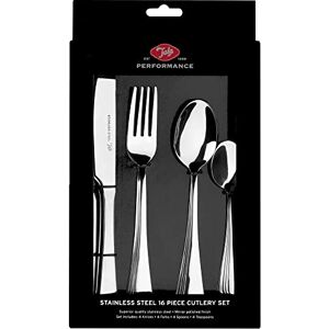 Tala Performance Stainless SteelCutlery Set- 16 Piece Flatware & Tableware Set Mirror Polished Silverware Designed for Any Dining Occasion Knife, Fork, Dessert Spoon & Tea Spoon Set Tala Performance Stainless SteelCutlery Set- 16 Piece Flatware & Tableware Set Mirror Polished Silverware Designed for Any Dining Occasion Knife, Fork, Dessert Spoon & Tea Spoon Set