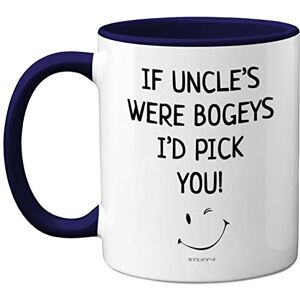 Stuff4 Uncle Mug Uncle Birthday, Fathers Day Mug Gifts, Christmas, Gifts from Nephew Niece, Cute Funny 11oz Ceramic Dishwasher Safe Navy Blue Coffee Cup Made in UK Stuff4 Uncle Mug Uncle Birthday, Fathers Day Mug Gifts, Christmas, Gifts from Nephew Niece, Cute Funny 11oz Ceramic Dishwasher Safe Navy Blue Coffee Cup Made in UK