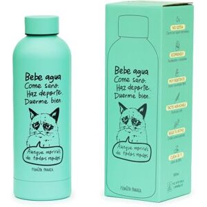 Pedrita Parker Stainless Steel Water Bottle, BPA Free, Reusable, Double Insulated Thermos Bottle, 500 ml, Design You Will Die Anyway Pedrita Parker Stainless Steel Water Bottle, BPA Free, Reusable, Double Insulated Thermos Bottle, 500 ml, Design You Will Die Anyway