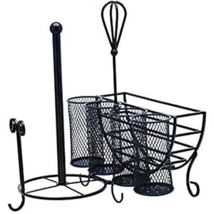 Gourmet Basics by Mikasa 5176813 Avilla Picnic Plate Napkin and Flatware Storage Caddy - Picnic Plate Napkin and Flatware Storage Caddy Gourmet Basics by Mikasa 5176813 Avilla Picnic Plate Napkin and Flatware Storage Caddy - Picnic Plate Napkin and Flatware Storage Caddy