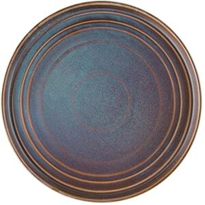 Olympia Cavolo Flat Round Dining Plates Blue Iridescent 270mm (4 Pack) Porcelain Serving Plates, Oven and Dishwasher Safe FD916 Olympia Cavolo Flat Round Dining Plates Blue Iridescent 270mm (4 Pack) Porcelain Serving Plates, Oven and Dishwasher Safe FD916
