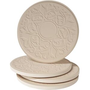 CoasterStone CASA BRUNO Embossed Victorian Lace - Drink Coasters - 4 pcs CoasterStone CASA BRUNO Embossed Victorian Lace - Drink Coasters - 4 pcs