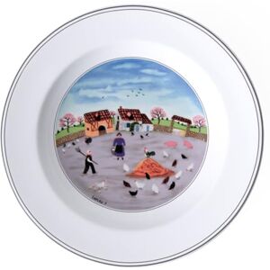 Villeroy & Boch Design Naif 21 cm deep Plate, Poultry Farm Villeroy & Boch Design Naif 21 cm deep Plate, Poultry Farm
