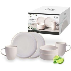 Villeroy & Boch Crafted Cotton, 6 pcs. Breakfast Set, Stoneware, Dishwasher-Safe, Microwave-Safe, Plate, Dinner Plate, Ceramic Crockery, Crockery Set, Tableware, Set Villeroy & Boch Crafted Cotton, 6 pcs. Breakfast Set, Stoneware, Dishwasher-Safe, Microwave-Safe, Plate, Dinner Plate, Ceramic Crockery, Crockery Set, Tableware, Set