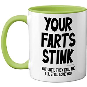 Stuff4 Funny Valentines Gifts for Him Your Farts Stink Mug Funny Mugs for Men, Birthday Gifts Boyfriend Husband Dad, Joke Novelty Present, I Love You Daughter Son Wife, 11oz Green Ceramic Stuff4 Funny Valentines Gifts for Him Your Farts Stink Mug Funny Mugs for Men, Birthday Gifts Boyfriend Husband Dad, Joke Novelty Present, I Love You Daughter Son Wife, 11oz Green Ceramic