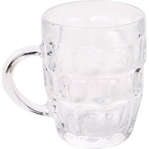 bar@drinkstuff 48112299 Arcoroc Britannia Beer Mug Classic Pint Noppenkrug Glass Hag, 560mL Capacity, Pack of 4 bar@drinkstuff 48112299 Arcoroc Britannia Beer Mug Classic Pint Noppenkrug Glass Hag, 560mL Capacity, Pack of 4