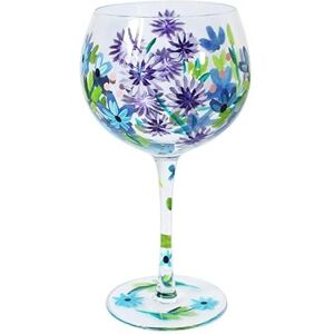 Lesser & Pavey Cornflower Gin Glass Premium Gift for Women and Men Lynsey Johnstone Design for Any Occasion Stylish Glassware for Gin Enthusiasts, Cornflowers Lesser & Pavey Cornflower Gin Glass Premium Gift for Women and Men Lynsey Johnstone Design for Any Occasion Stylish Glassware for Gin Enthusiasts, Cornflowers