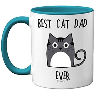 Stuff4 Best Cat Dad Ever Mug, Gifts for Cat Lovers, Dad Gifts, Cute Mugs for Men, Funny Coffee 11oz Ceramic Dishwasher Safe Premium Light Blue Handle Stuff4 Best Cat Dad Ever Mug, Gifts for Cat Lovers, Dad Gifts, Cute Mugs for Men, Funny Coffee 11oz Ceramic Dishwasher Safe Premium Light Blue Handle