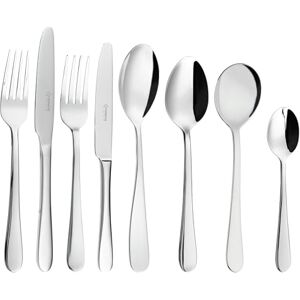 Grunwerg Windsor Carded 44-Piece Boxed Mirror Cutlery Set 44BXWDR, 18/0 Stainless Steel, Silver Grunwerg Windsor Carded 44-Piece Boxed Mirror Cutlery Set 44BXWDR, 18/0 Stainless Steel, Silver
