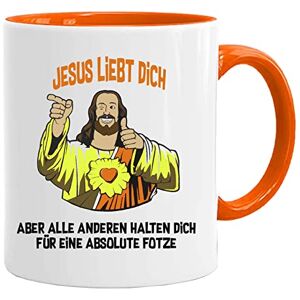 Acen Merchandise Mug with Saying, Jesus Loves You, Mug as a Funny Gift, Work Mug, Printed on Both Sides, Coffee Cup, Funny, Work, Office, boss, Gift Acen Merchandise Mug with Saying, Jesus Loves You, Mug as a Funny Gift, Work Mug, Printed on Both Sides, Coffee Cup, Funny, Work, Office, boss, Gift