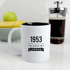 eBuyGB Engraved Black Reveal Coffee Mug -1953 Year of The Legend Design 70th Birthday Gifts for Him, Men 370ml Tea Cup, Gift for Dad, Grandad, Friend eBuyGB Engraved Black Reveal Coffee Mug -1953 Year of The Legend Design 70th Birthday Gifts for Him, Men 370ml Tea Cup, Gift for Dad, Grandad, Friend