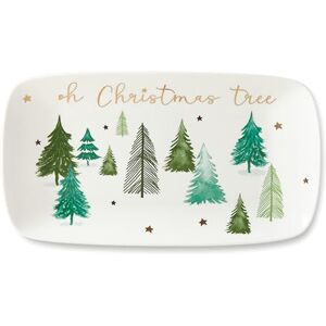 Lenox 885761 Balsam Lane Hors D'Oeuvre Tray, Porcelain, Green Lenox 885761 Balsam Lane Hors D'Oeuvre Tray, Porcelain, Green