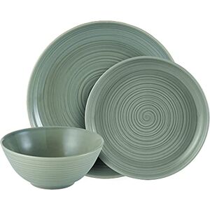 Mason Cash William Mason 12 Piece Dinner Set, Grey Mason Cash William Mason 12 Piece Dinner Set, Grey