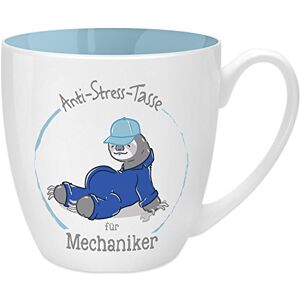 GRUSS & CO 45497 Anti-Stress Mug Mechanic Motif Mug with Saying 45 cl New Bone China Funny Gift 45497 GRUSS & CO 45497 Anti-Stress Mug Mechanic Motif Mug with Saying 45 cl New Bone China Funny Gift 45497