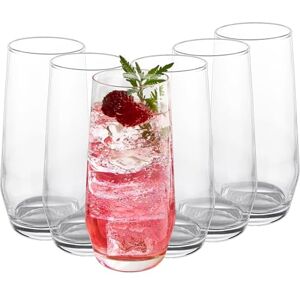 ASelected Set of 6 Highball Glasses 55Ml Premium Drinking Glass Hiballs Glasses Tumblers Set Gin Juice Cocktail Glasses for Milkshake Milk Iced Tea Soda Glasses and Dishwasher Safe ASelected Set of 6 Highball Glasses 55Ml Premium Drinking Glass Hiballs Glasses Tumblers Set Gin Juice Cocktail Glasses for Milkshake Milk Iced Tea Soda Glasses and Dishwasher Safe