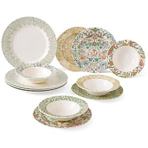 Morris & Co. Model: 12 Piece Dinnerware Set Multi Morris & Co. Model: 12 Piece Dinnerware Set Multi