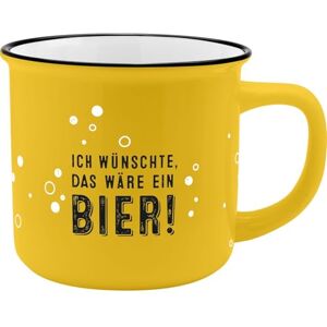 GRUSS & CO Mug with Beer Motif New Bone China Porcelain Enamel Look 35 cl Funny Gift Breakfast 73912 GRUSS & CO Mug with Beer Motif New Bone China Porcelain Enamel Look 35 cl Funny Gift Breakfast 73912