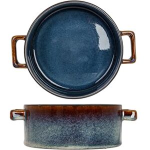 Cosy & Trendy Quintana Porcelain Soup Bowls, Blue, 45 cl Set of 4 Cosy & Trendy Quintana Porcelain Soup Bowls, Blue, 45 cl Set of 4