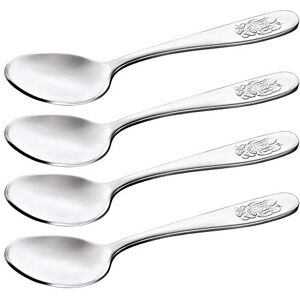 mikken Children's Cutlery, Chromium, Silver, 14.5 x 3.9 x 1 cm mikken Children's Cutlery, Chromium, Silver, 14.5 x 3.9 x 1 cm
