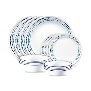 Corelle Ocean Blues 16pc Dinnerware Set - Dinner Type Corelle Ocean Blues 16pc Dinnerware Set - Dinner Type