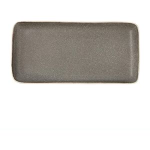Bidasoa Gio Rectangular Tray Ceramic 28x14cm Grey Bidasoa Gio Rectangular Tray Ceramic 28x14cm Grey