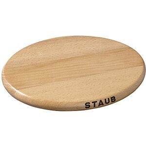 STAUB 1190713 Oval Magnetic Wood Trivet, Brown STAUB 1190713 Oval Magnetic Wood Trivet, Brown