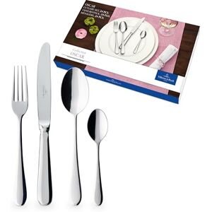 Villeroy & Boch – Oscar Cutlery Set 24 Pieces for 6 People, Dishwasher Safe, Rustproof, Knife, Fork, Spoon, Luxury Cutlery Set, Dinner, 18/10 Stainless Steel Villeroy & Boch – Oscar Cutlery Set 24 Pieces for 6 People, Dishwasher Safe, Rustproof, Knife, Fork, Spoon, Luxury Cutlery Set, Dinner, 18/10 Stainless Steel