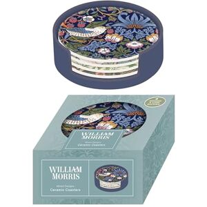 Portico Designs Ltd William Morris Set of Four Ceramic Coasters Portico Designs Ltd William Morris Set of Four Ceramic Coasters