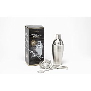 Dexam Cellardine 3 Piece Cocktail Set, Stainless Steel, Silver Dexam Cellardine 3 Piece Cocktail Set, Stainless Steel, Silver