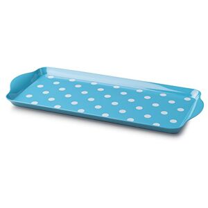 Zeal Melamine Dotty Serving Design Tray (38x17cm) Aqua Zeal Melamine Dotty Serving Design Tray (38x17cm) Aqua