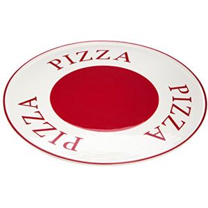 Premier Housewares Hollywood Pizza Plate, Red/Cream Premier Housewares Hollywood Pizza Plate, Red/Cream