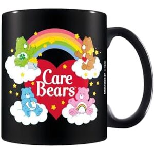 Pyramid Care Bears (We Love Rainbows) Black Mug 10Oz / 315Ml Ceramic Mug One Size Pyramid Care Bears (We Love Rainbows) Black Mug 10Oz / 315Ml Ceramic Mug One Size