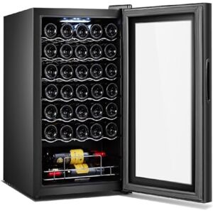 Stalwart Commercial Wine Cooler 32 Bottles DA-JC98 Stalwart Commercial Wine Cooler 32 Bottles DA-JC98