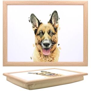 L & P Home & Gifts Lesser & Pavey German Shepherd Laptray Robert James Hull Trays For Food Serving & Breakfast Comfortable Lap Trays With Bean Bag Cushion Durable Tray For Eating On Lap Ideal Lap Tray For Adults L & P Home & Gifts Lesser & Pavey German Shepherd Laptray Robert James Hull Trays For Food Serving & Breakfast Comfortable Lap Trays With Bean Bag Cushion Durable Tray For Eating On Lap Ideal Lap Tray For Adults