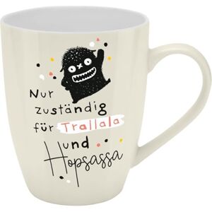 H:)PPY life Mug with Motif Print 'Nur zuständig für Trallala und Hopsassa' with Banderole H:)PPY life Mug with Motif Print 'Nur zuständig für Trallala und Hopsassa' with Banderole