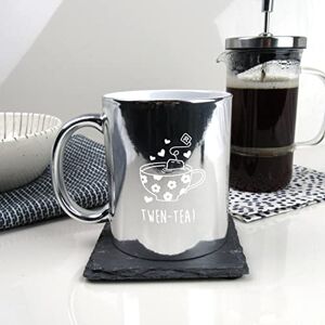 eBuyGB Engraved Metallic Shiny Silver Coffee Mug -TWEN-Tea Design 350ml Tea Cup, 20th Birthday Gifts for Women, Her Twentieth Birthday Gift for Friend, Sister, Cousin eBuyGB Engraved Metallic Shiny Silver Coffee Mug -TWEN-Tea Design 350ml Tea Cup, 20th Birthday Gifts for Women, Her Twentieth Birthday Gift for Friend, Sister, Cousin