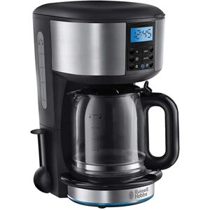 Russell Hobbs Buckingham Filter Coffee Machine, 1.25L Carafe/10 Cups, 1-4 Cup Brewing Option, Fast Brew, 24hr Timer, 40min Keep Warm, Pause & Pour, Washable Filter, Auto Clean, 1000W, 20680 Russell Hobbs Buckingham Filter Coffee Machine, 1.25L Carafe/10 Cups, 1-4 Cup Brewing Option, Fast Brew, 24hr Timer, 40min Keep Warm, Pause & Pour, Washable Filter, Auto Clean, 1000W, 20680