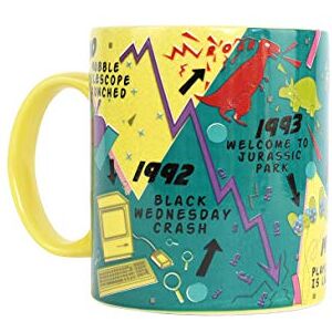 Gift Republic GR452107 90's Decade Mug,Black Gift Republic GR452107 90's Decade Mug,Black