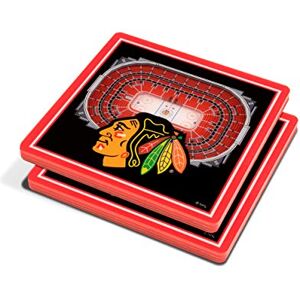 YouTheFan NHL Chicago Blackhawks 3D StadiumViews Coasters YouTheFan NHL Chicago Blackhawks 3D StadiumViews Coasters