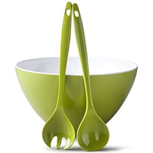 Zeal G217LSET Salad Bowl and Server Set, Lime Zeal G217LSET Salad Bowl and Server Set, Lime