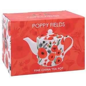 The Leonardo Collection Finola Stack Poppy Teapot for Kitchen Lovely Kitchen Accessories for Home Without Tea Strainer Tea Pot for Everyday Use Durable Tea Pots for Home & Office The Leonardo Collection Finola Stack Poppy Teapot for Kitchen Lovely Kitchen Accessories for Home Without Tea Strainer Tea Pot for Everyday Use Durable Tea Pots for Home & Office