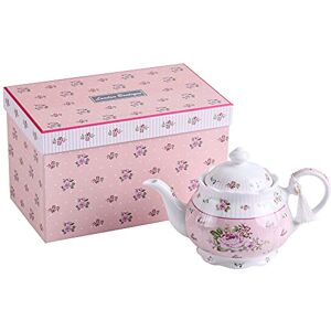 London Boutique Porcelain Teapot Sets Teapot Sugar Bowl and Cream Milk Jug Shabby Chic Vintage Floral in Gift box (Teapot Rose Pink) London Boutique Porcelain Teapot Sets Teapot Sugar Bowl and Cream Milk Jug Shabby Chic Vintage Floral in Gift box (Teapot Rose Pink)