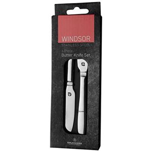 Grunwerg Windsor Carded 6-Piece Butter Knife Set 6BXBKWDR, 18/0 Stainless Steel, Mirror Polished Grunwerg Windsor Carded 6-Piece Butter Knife Set 6BXBKWDR, 18/0 Stainless Steel, Mirror Polished
