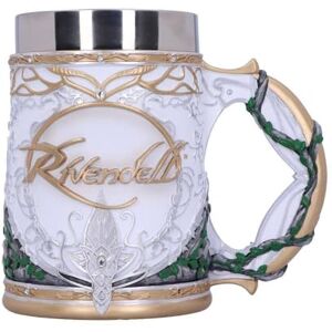 Nemesis Now Officially Licensed Lord of The Rings Rivendell Tankard, White, 15.5cm Nemesis Now Officially Licensed Lord of The Rings Rivendell Tankard, White, 15.5cm
