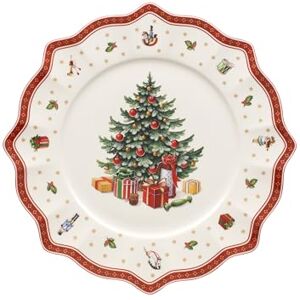 Villeroy & Boch – Toy's Delight Buffet Plate 35 cm White/Red, Microwave Safe, Plate Large, Dinner Plate, Christmas Plate, Xmas, Tableware, Dinnerware, Premium Porcelain Villeroy & Boch – Toy's Delight Buffet Plate 35 cm White/Red, Microwave Safe, Plate Large, Dinner Plate, Christmas Plate, Xmas, Tableware, Dinnerware, Premium Porcelain