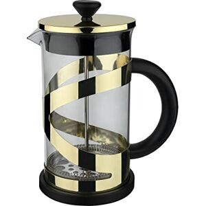 Café Olé Classico Gold Cafetière, French Press coffee maker, stainless steel mesh filter, glass body with stylish Gold finish, 350ml (3 espresso cups, 1 mug) Café Olé Classico Gold Cafetière, French Press coffee maker, stainless steel mesh filter, glass body with stylish Gold finish, 350ml (3 espresso cups, 1 mug)
