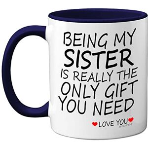 Stuff4 Being My Sister Mug Sister Gifts from Brother Perfect for Birthday, Christmas Day, Birthday Gifts, 11oz Ceramic Dishwasher Safe Navy Blue Coffee Mugs Made in The UK Stuff4 Being My Sister Mug Sister Gifts from Brother Perfect for Birthday, Christmas Day, Birthday Gifts, 11oz Ceramic Dishwasher Safe Navy Blue Coffee Mugs Made in The UK