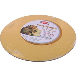 Graziano 3444 Plate, Pressed Cardboard, Gold Graziano 3444 Plate, Pressed Cardboard, Gold